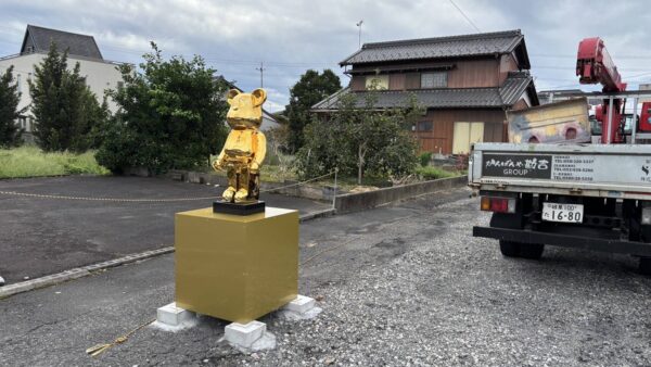 岐阜県岐阜市 オブジェ台設置
