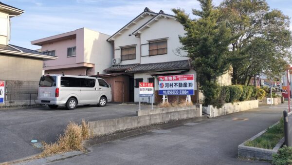 愛知県春日井市　売物件看板設置