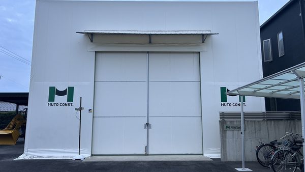 岐阜県本巣市　シート製作・施工